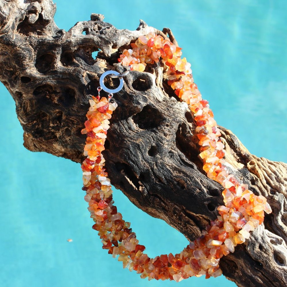 The Cleopatra Collection/ Carnelian Necklace